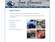 Tablet Screenshot of joopclassics.nl